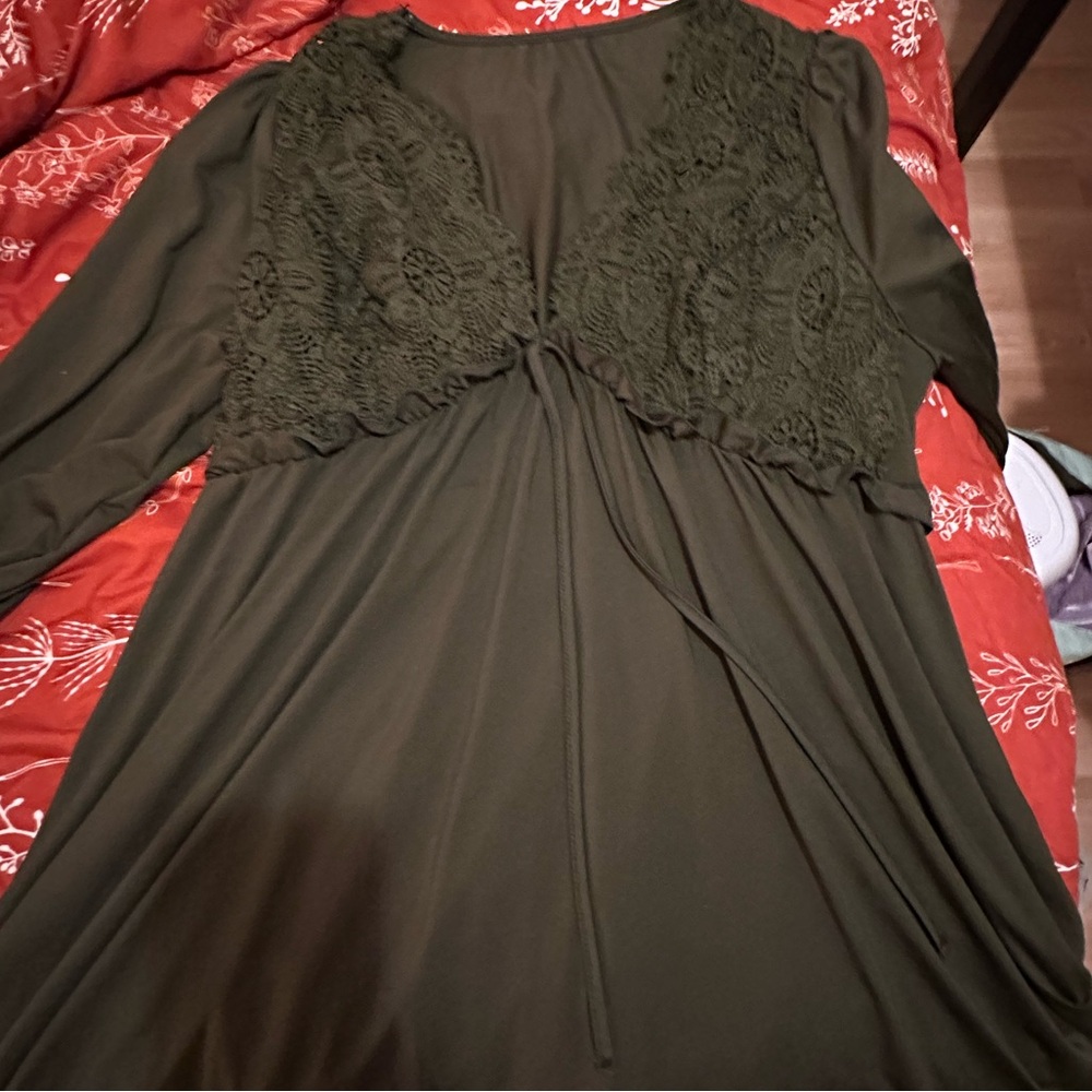 SHEIN Dark Olive Dress